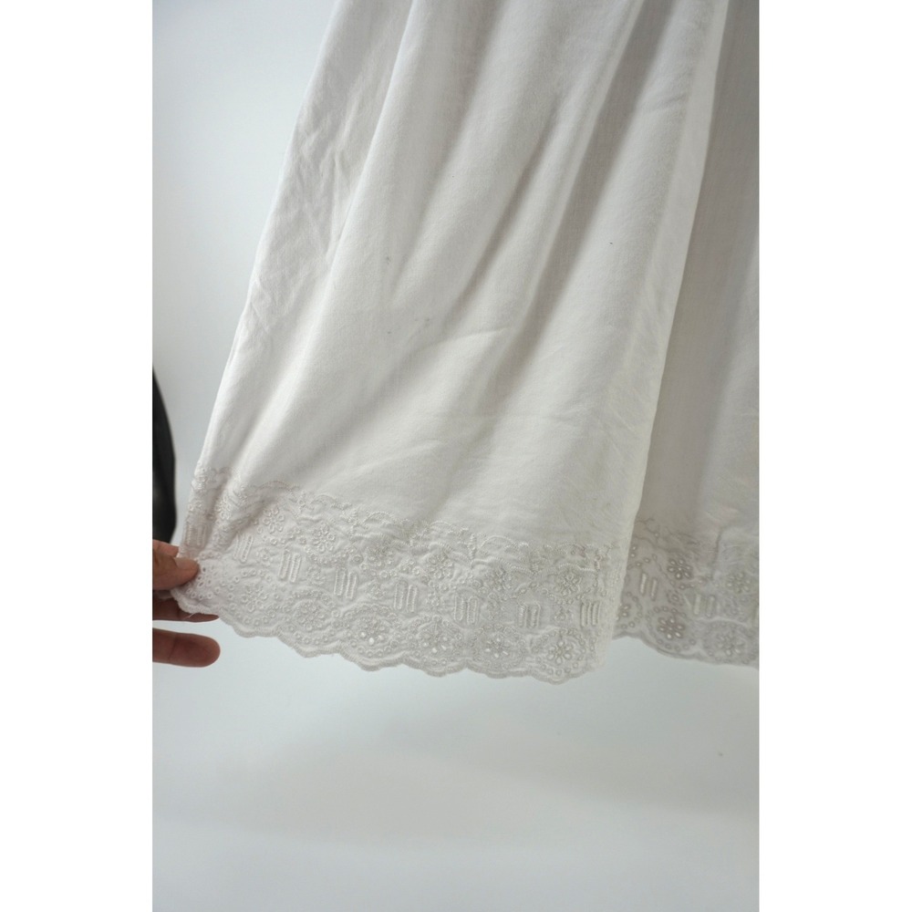 NWT Old Navy Flutter Sleeve  Summer Midi Dress boho Cottagecore Embroidered L - Picture 4 of 10